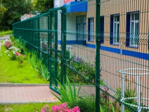 3D заборы для детского сада 80 метров фото в Новосиньково