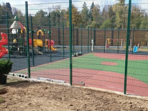Забор на детскую площадку 50 метров фото в Новосиньково